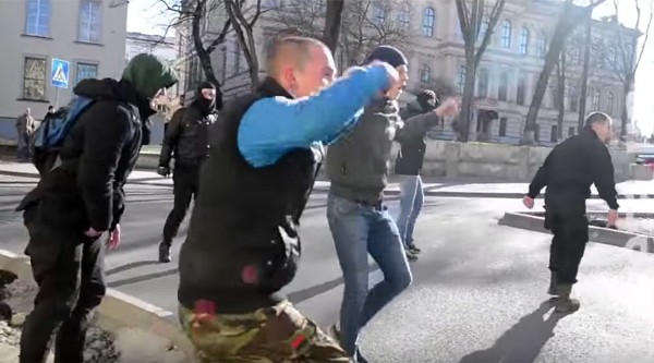 Ukraine Mob Attack LGBT People