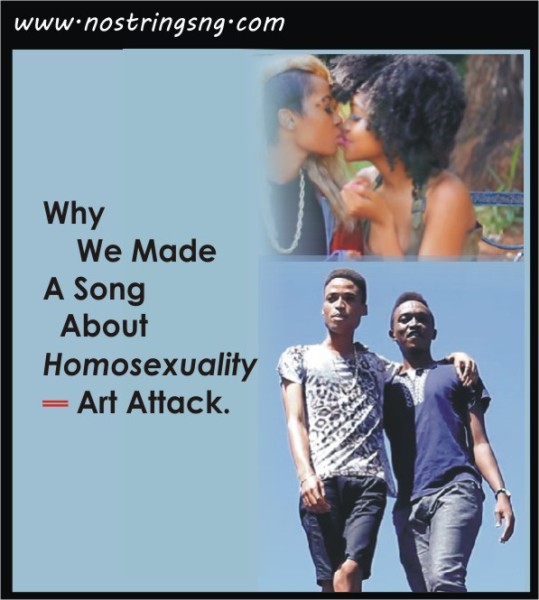 Let homosexuals be -art attack