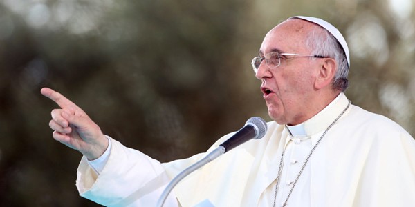 POPE FRANCIS call for an end to discrimination and violence