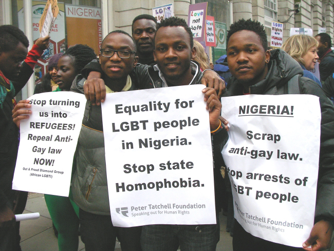 Nigerians Protesting for their rights