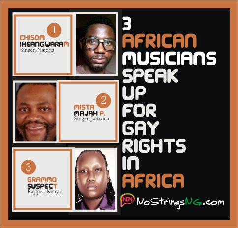 3 africans musicians